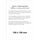 108 x 158 (Portrait) Pearl Information Card