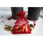 Burgundy Organza Favour Bag