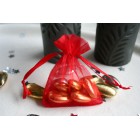 Red Organza Favour Bag