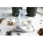 Silver Organza Favour Bag