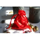 Red Satin Favour Bag